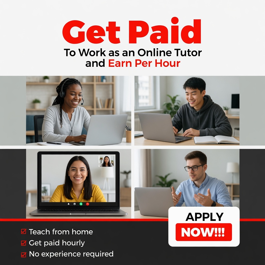 Work as an Online Tutor and Get Paid Per Hour